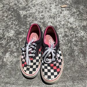 Pink Checkered Vans